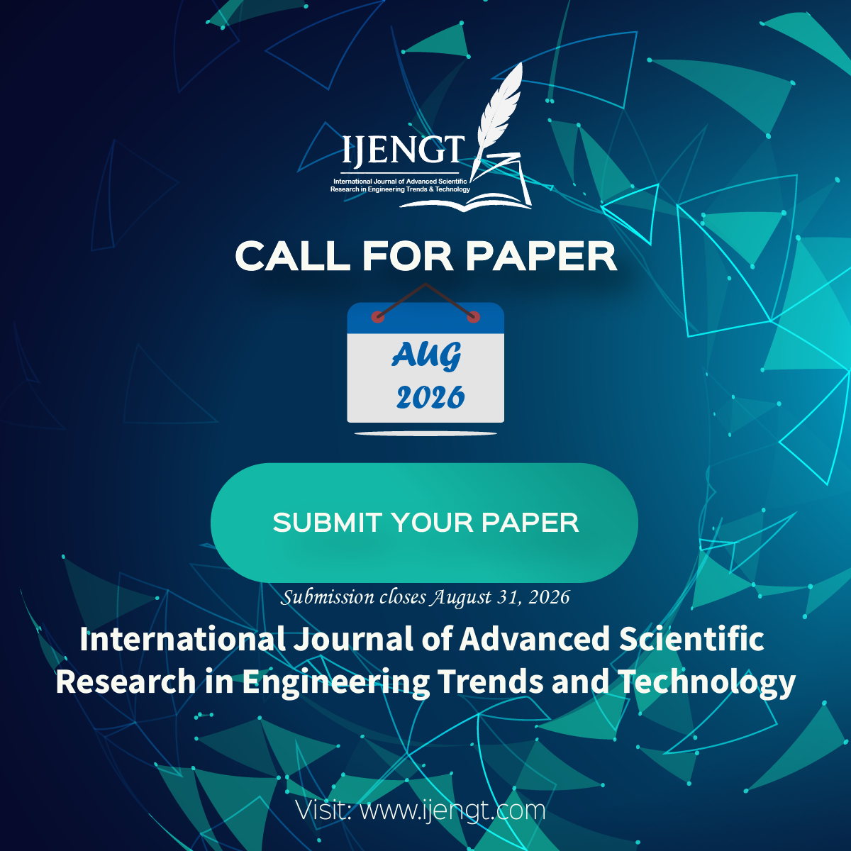 Placeholder cover image for the journal - replace with your own photo